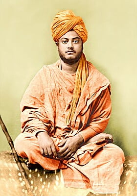 Swami Vivekananda as a young man